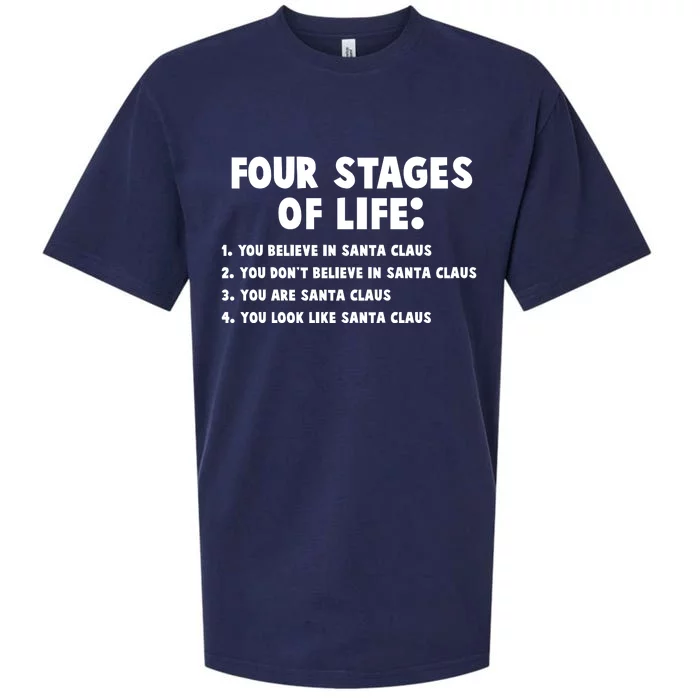 Funny Four Stages Of Life Sueded Cloud Jersey T-Shirt