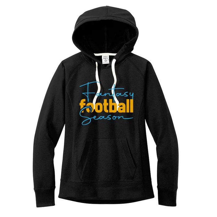 Fantasy Football Season Graphic Women's Fleece Hoodie