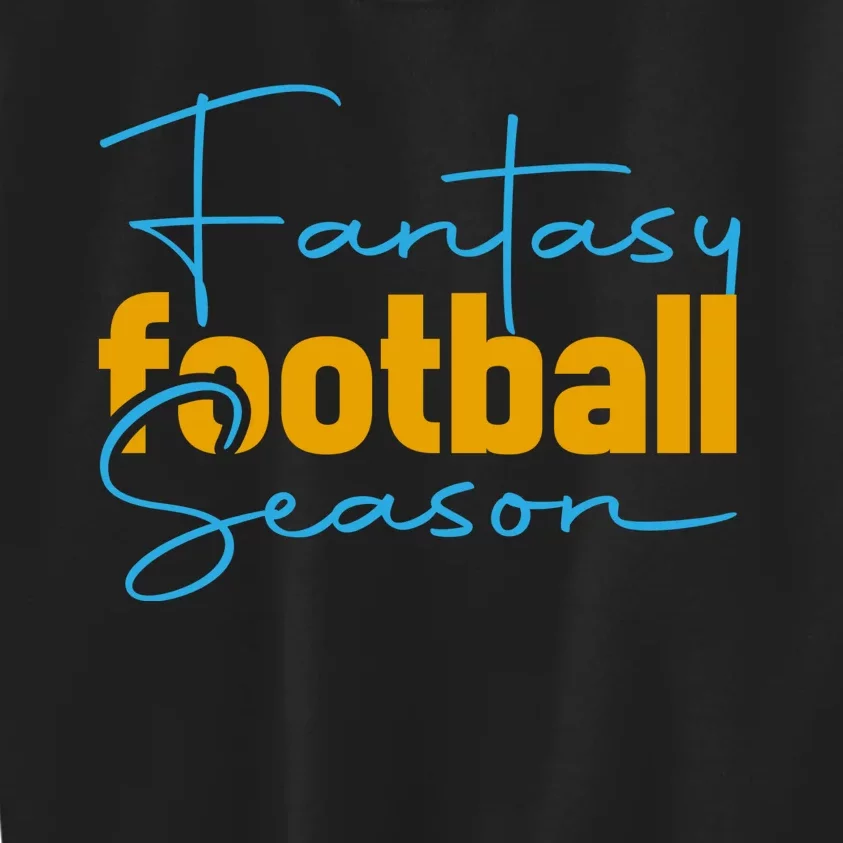 Fantasy Football Season Graphic Kids Sweatshirt