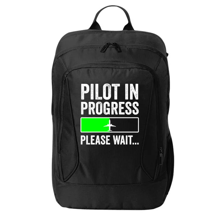 Funny Flight School Student Pilot In Progress Gift City Backpack