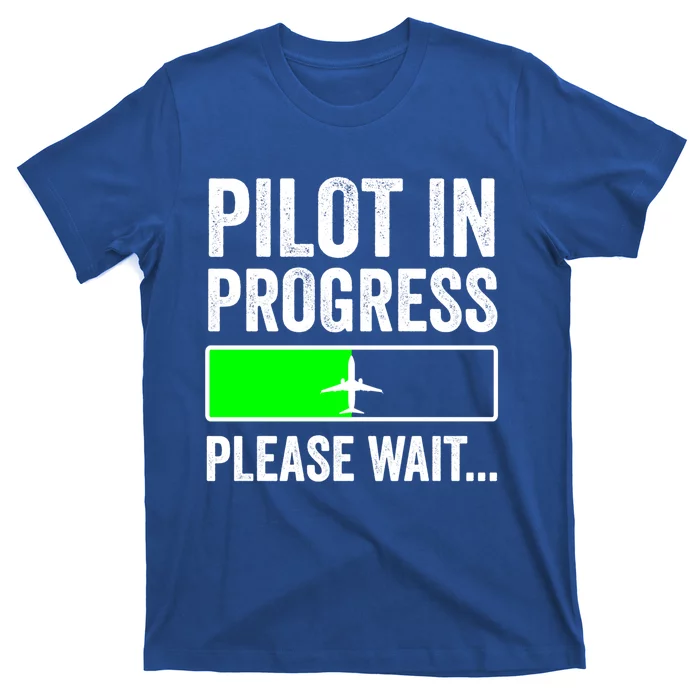 Funny Flight School Student Pilot In Progress Gift T-Shirt