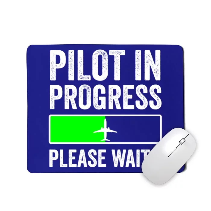 Funny Flight School Student Pilot In Progress Gift Mousepad