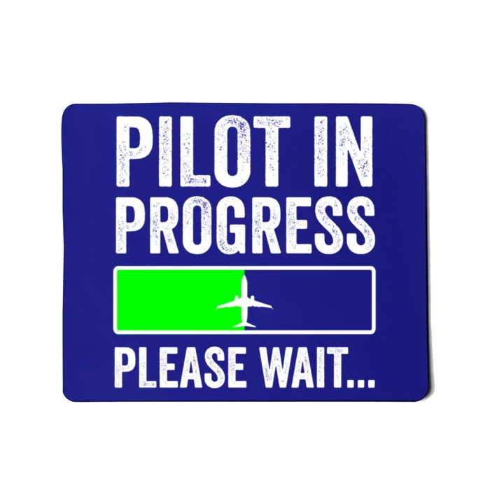 Funny Flight School Student Pilot In Progress Gift Mousepad