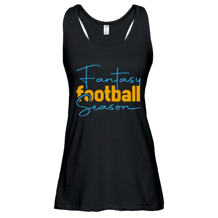 Fantasy Football Season Graphic Ladies Essential Flowy Tank