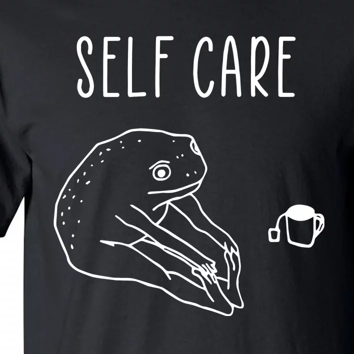 Funny Frog Self Care Yoga Tall T-Shirt