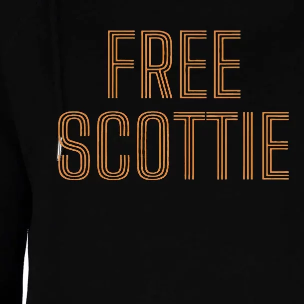 Funny Free Scottie Mug Shot Humour Womens Funnel Neck Pullover Hood