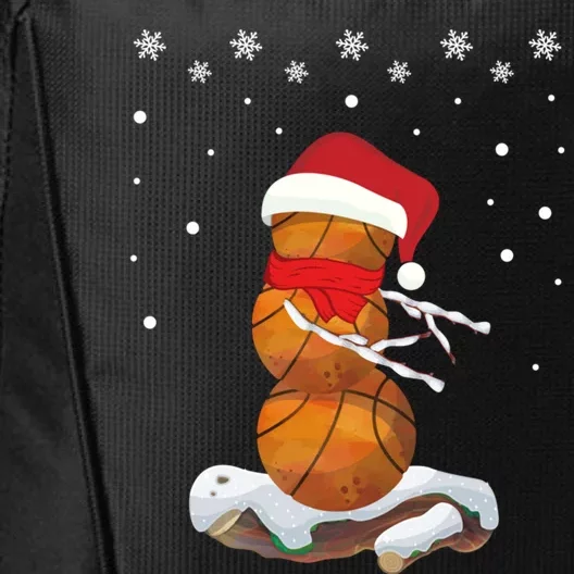 Funny Flossing Santa Snow Basketball Christmas Gift City Backpack