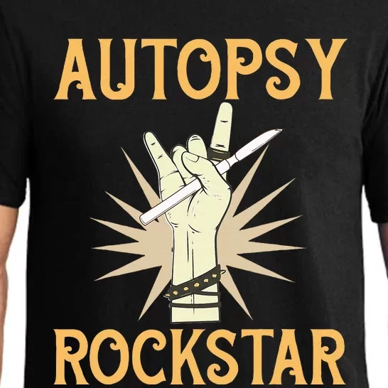 Funny Forensic Scientist Science Autopsy Rockstar Pajama Set