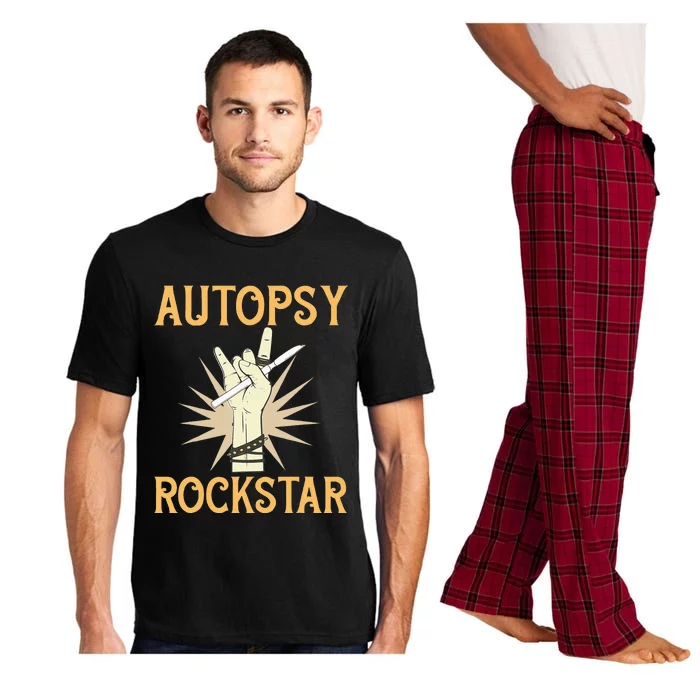 Funny Forensic Scientist Science Autopsy Rockstar Pajama Set