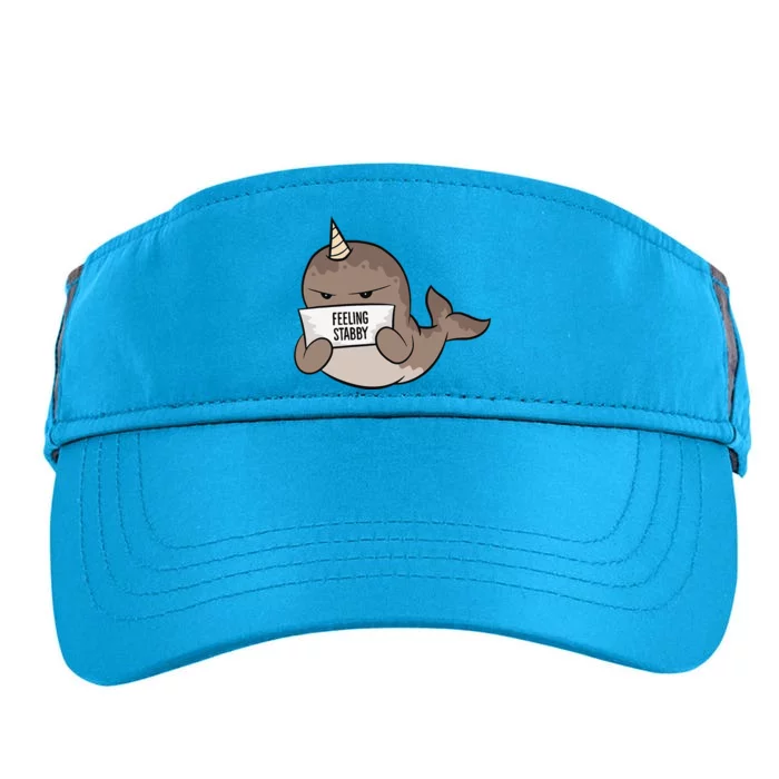 Funny Feeling Stabby Kawaii Whale Adult Drive Performance Visor