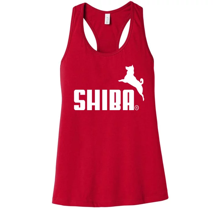 Forever Faster Shiba Funny Shiba Inu Mom Gift Women's Racerback Tank