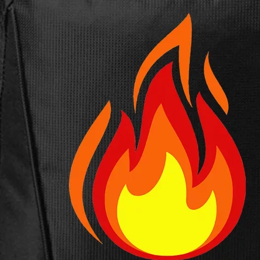 Fire Flame Symbol City Backpack