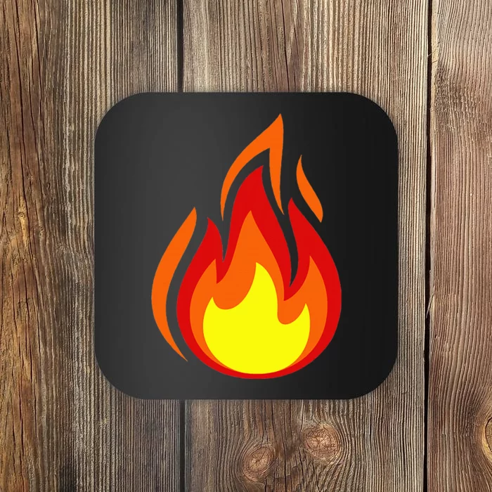 Fire Flame Symbol Coaster