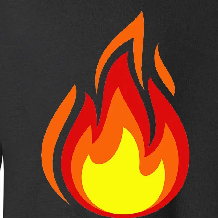 Fire Flame Symbol Toddler Sweatshirt