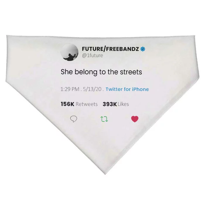 Future Freebandz She Belong To The Streets USA-Made Doggie Bandana