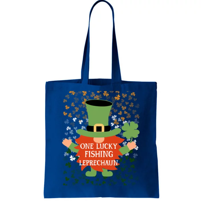 Fishing Funny St Patrick's Day Lucky Gnome Family Matching Gift Tote Bag