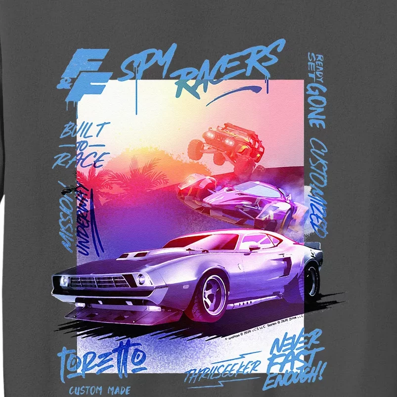 Fast & Furious Spy Racers Graffiti Poster Tall Sweatshirt