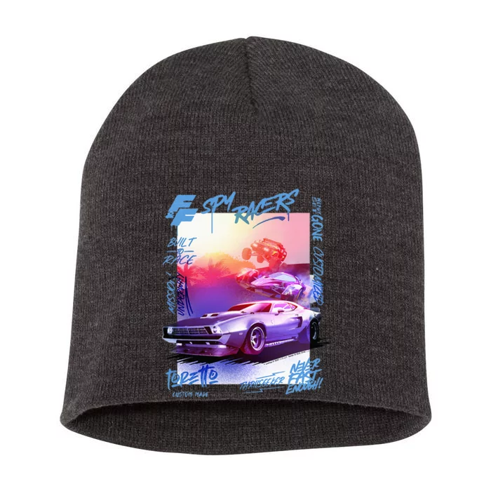 Fast & Furious Spy Racers Graffiti Poster Short Acrylic Beanie