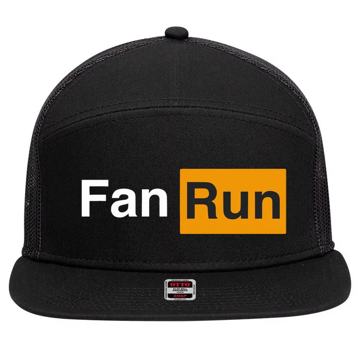 Fanrunradio Fanrun Sports Hub 7 Panel Mesh Trucker Snapback Hat