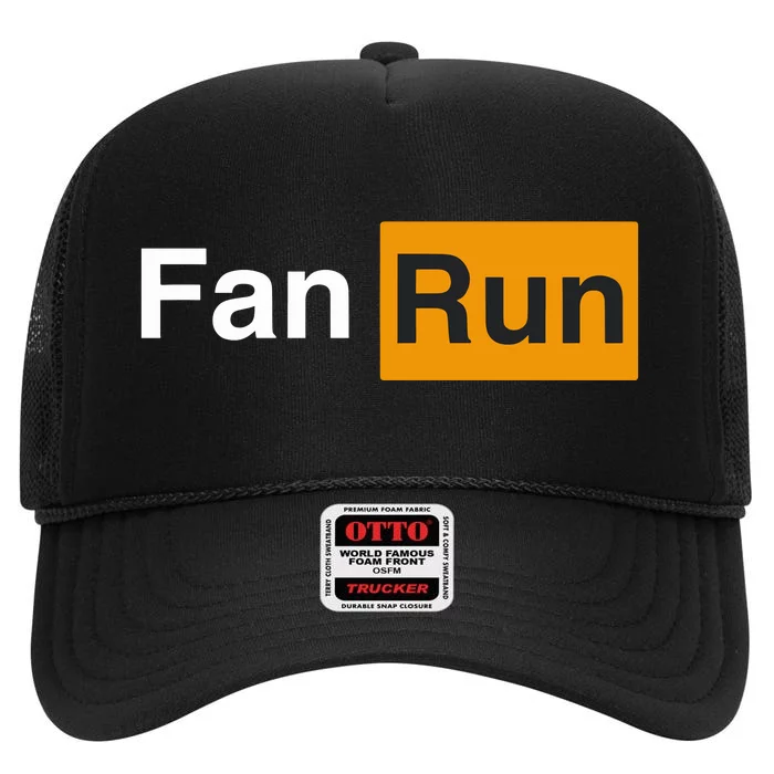 Fanrunradio Fanrun Sports Hub High Crown Mesh Trucker Hat