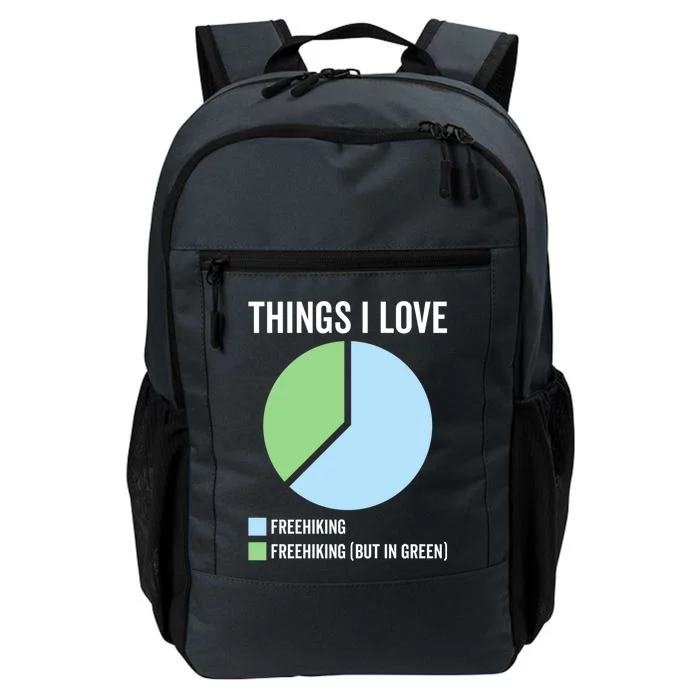 Funny Freehiking Sport Hobby Sporting Hobbies Joke Saying Cute Gift Daily Commute Backpack