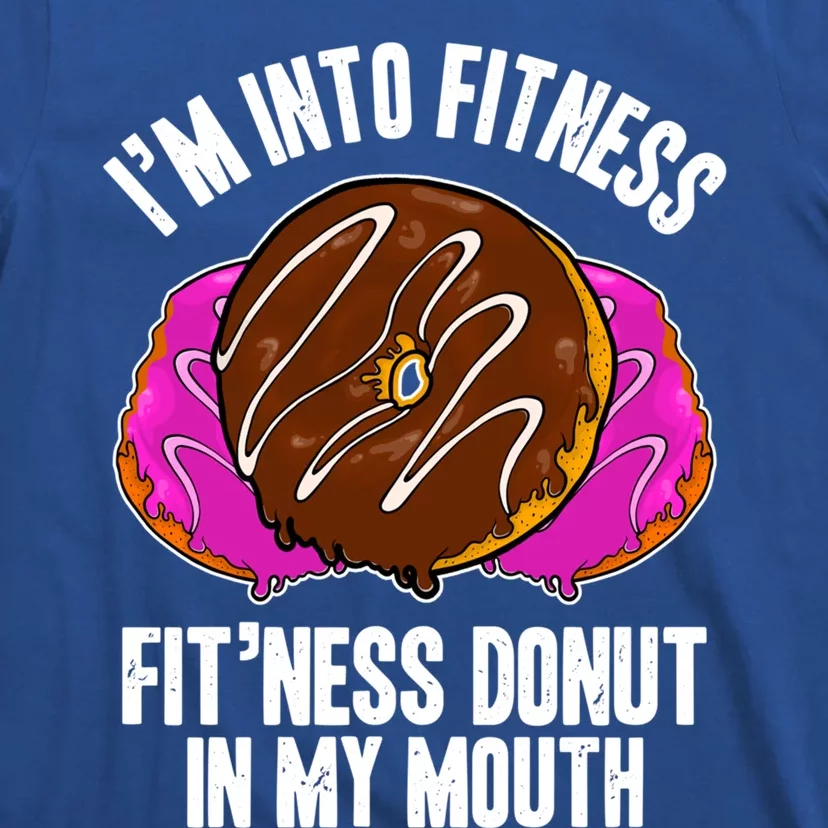 Funny Fitness Saying Workout Gym National Donut Day Lover Funny Gift T-Shirt