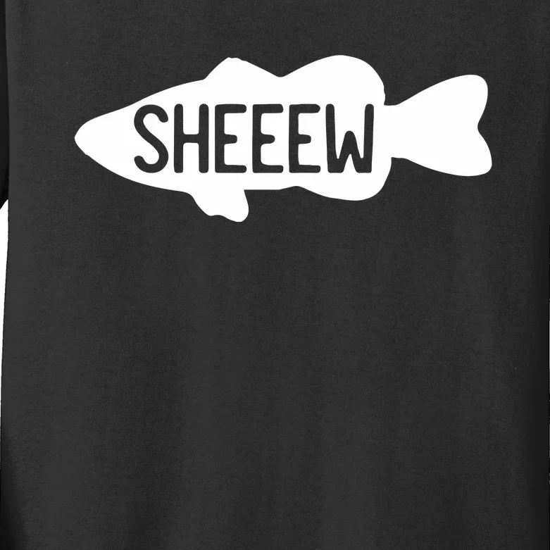 Flair Fishing Sheeew Kids Long Sleeve Shirt