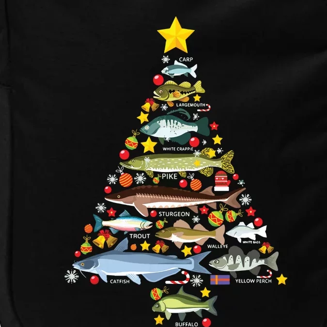 Freshwater Fish Species Christmas Tree Fishing Xmas Impact Tech Backpack