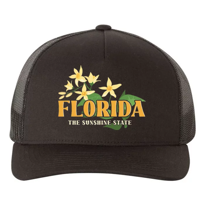 Florida FL Sunshine State Yupoong Adult 5-Panel Trucker Hat