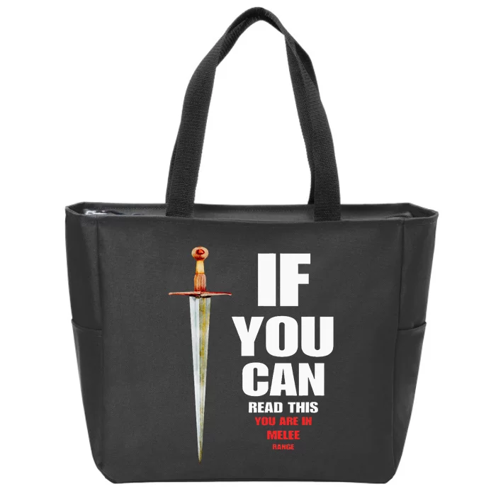 Funny Fantasy Tabletop RPG Gamer Zip Tote Bag