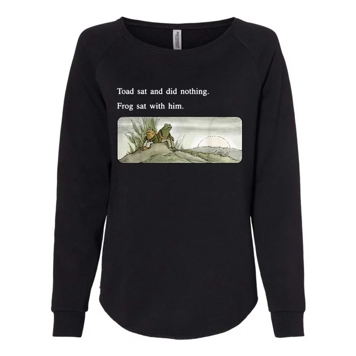 Frogs Funny Toads Meme Lover Womens California Wash Sweatshirt