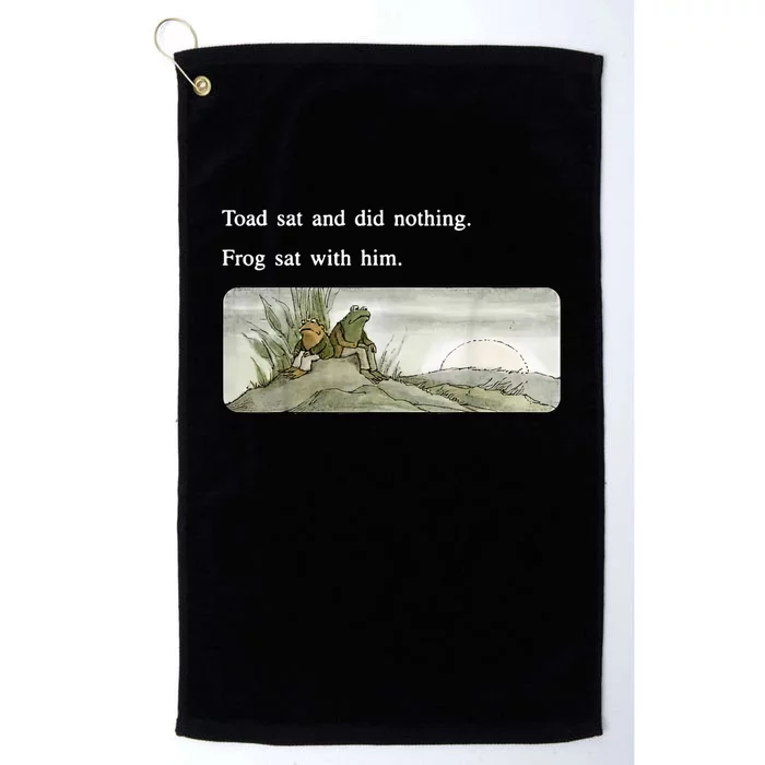 Frogs Funny Toads Meme Lover Platinum Collection Golf Towel