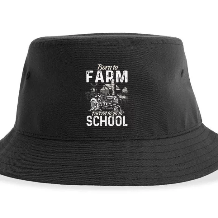 Funny Farmer Tractor Tractor Lover Rancher Sustainable Bucket Hat