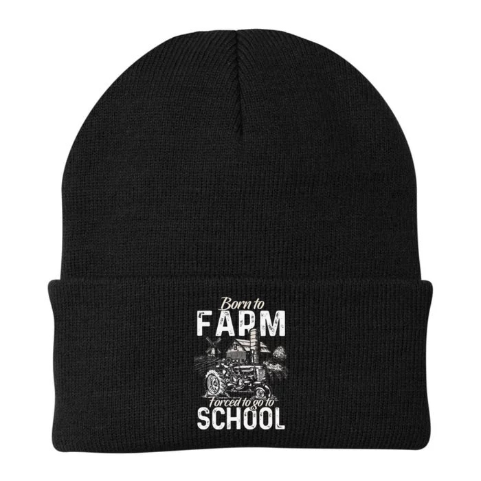 Funny Farmer Tractor Tractor Lover Rancher Knit Cap Winter Beanie