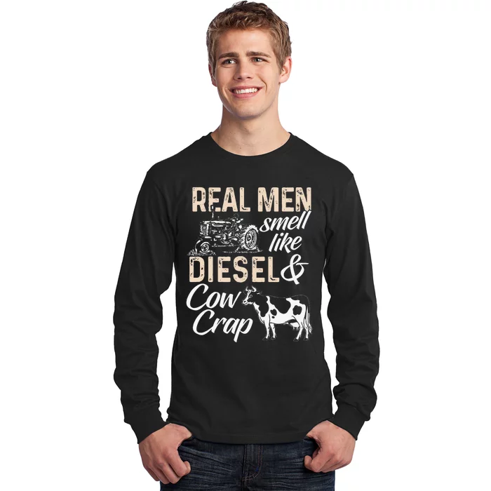 Funny Farmer Tractor Tractor Lover Rancher Long Sleeve Shirt