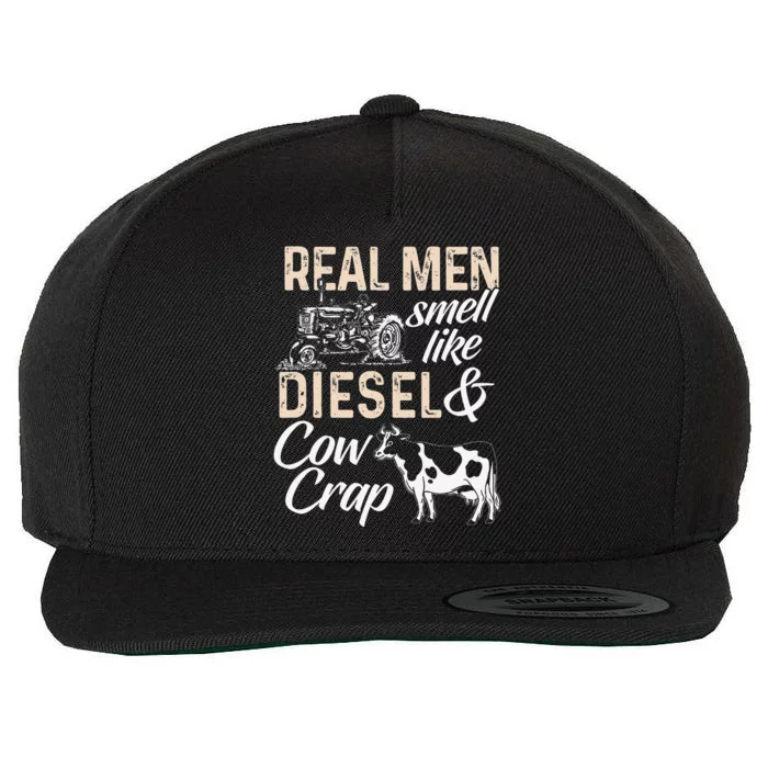 Funny Farmer Tractor Tractor Lover Rancher Wool Snapback Cap