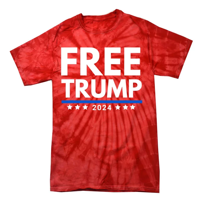 #Freetrump, Free Trump, Trump Is Innocent Free Trump 2024 Tie-Dye T-Shirt