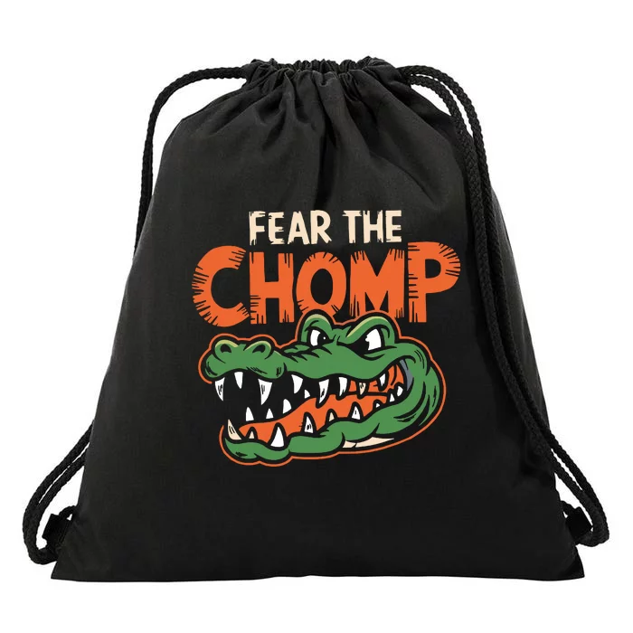 Florida Fear The Chomp Gator Drawstring Bag