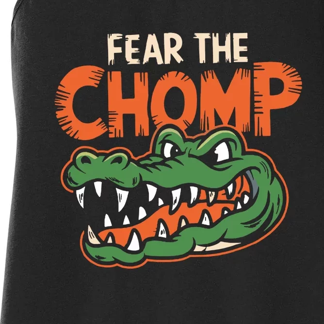 Florida Fear The Chomp Gator Women's Racerback Tank