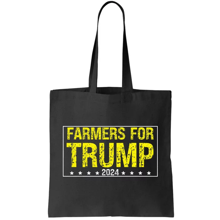 Farmers For Trump 2024 Tote Bag