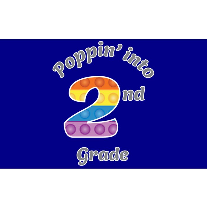 Funny Fidget Toy Poppin Into 2nd Grade Poppin Great Gift Bumper Sticker