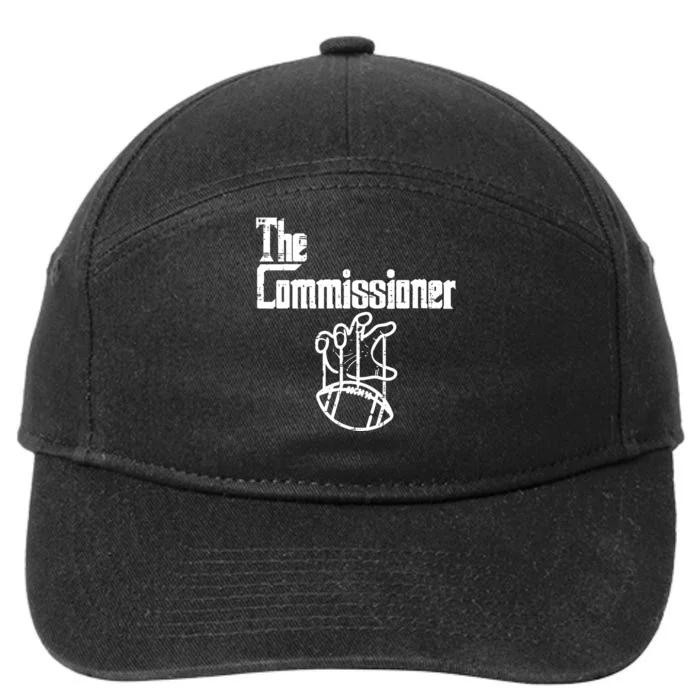 Fantasy Football The Commissioner Funny 7-Panel Snapback Hat