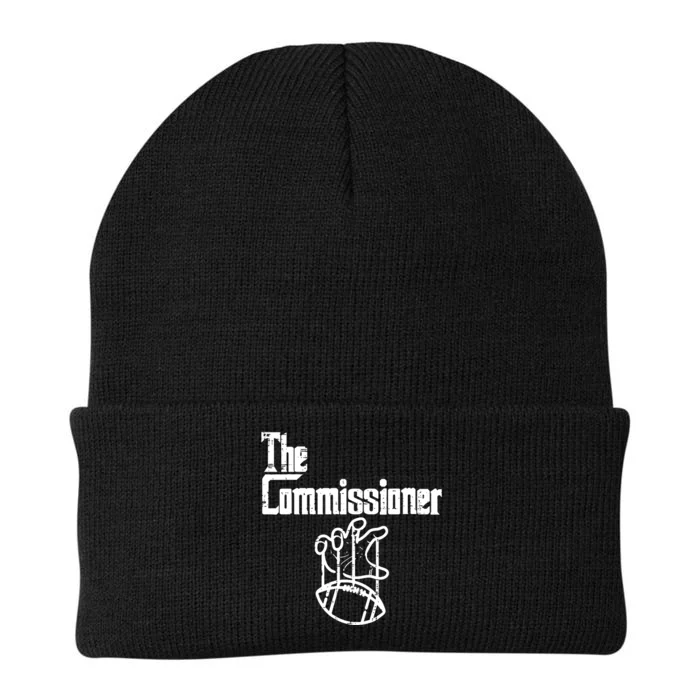 Fantasy Football The Commissioner Funny Knit Cap Winter Beanie