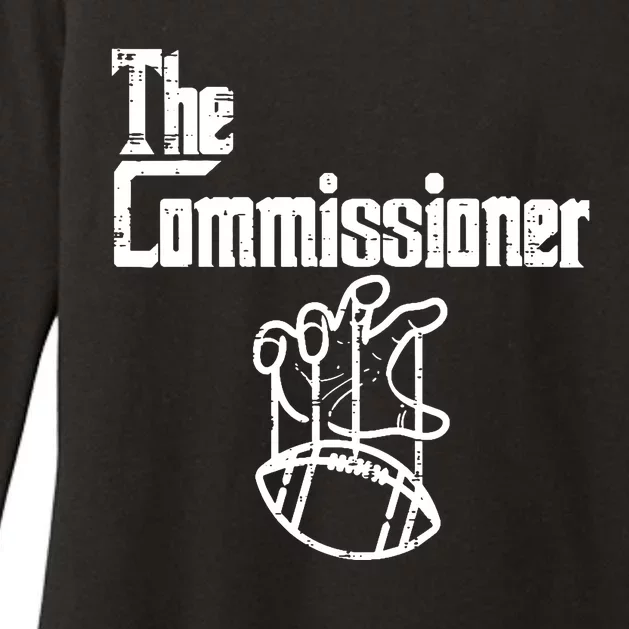 Fantasy Football The Commissioner Funny Womens CVC Long Sleeve Shirt