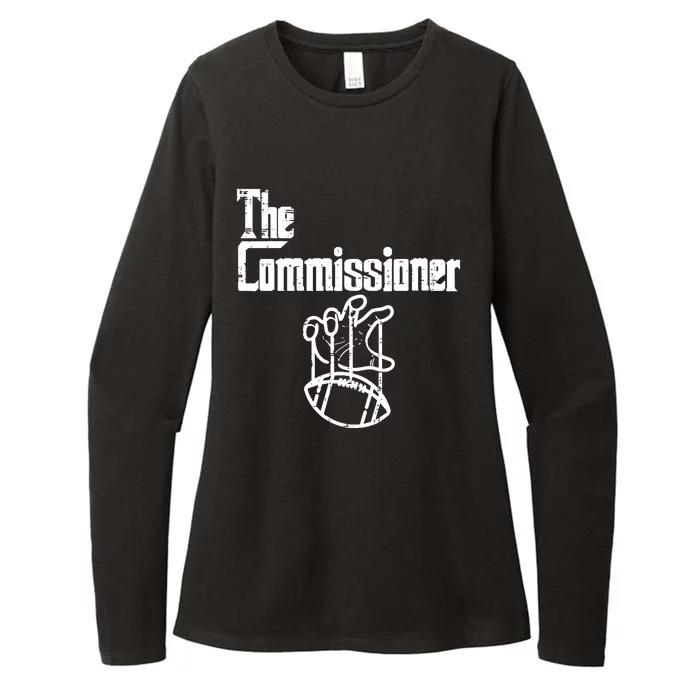 Fantasy Football The Commissioner Funny Womens CVC Long Sleeve Shirt