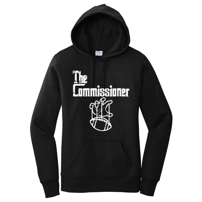 Fantasy Football The Commissioner Funny Women's Pullover Hoodie