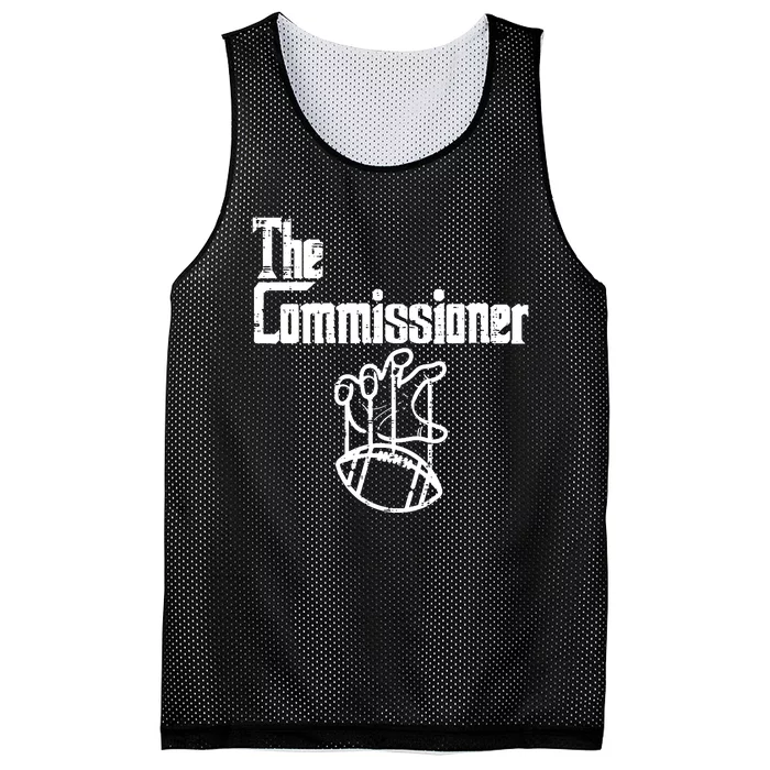 Fantasy Football The Commissioner Funny Mesh Reversible Basketball Jersey Tank