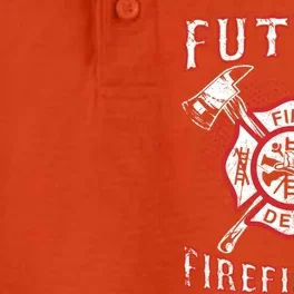 Future Firefighter Thin Red Line Firefighting Dry Zone Grid Performance Polo