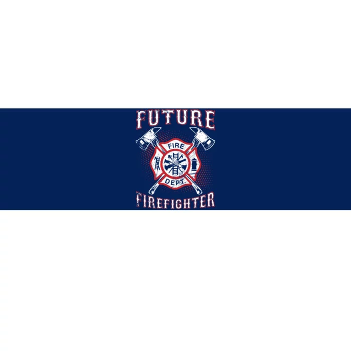 Future Firefighter Thin Red Line Firefighting Bumper Sticker