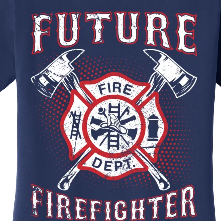 Future Firefighter Thin Red Line Firefighting Women's T-Shirt